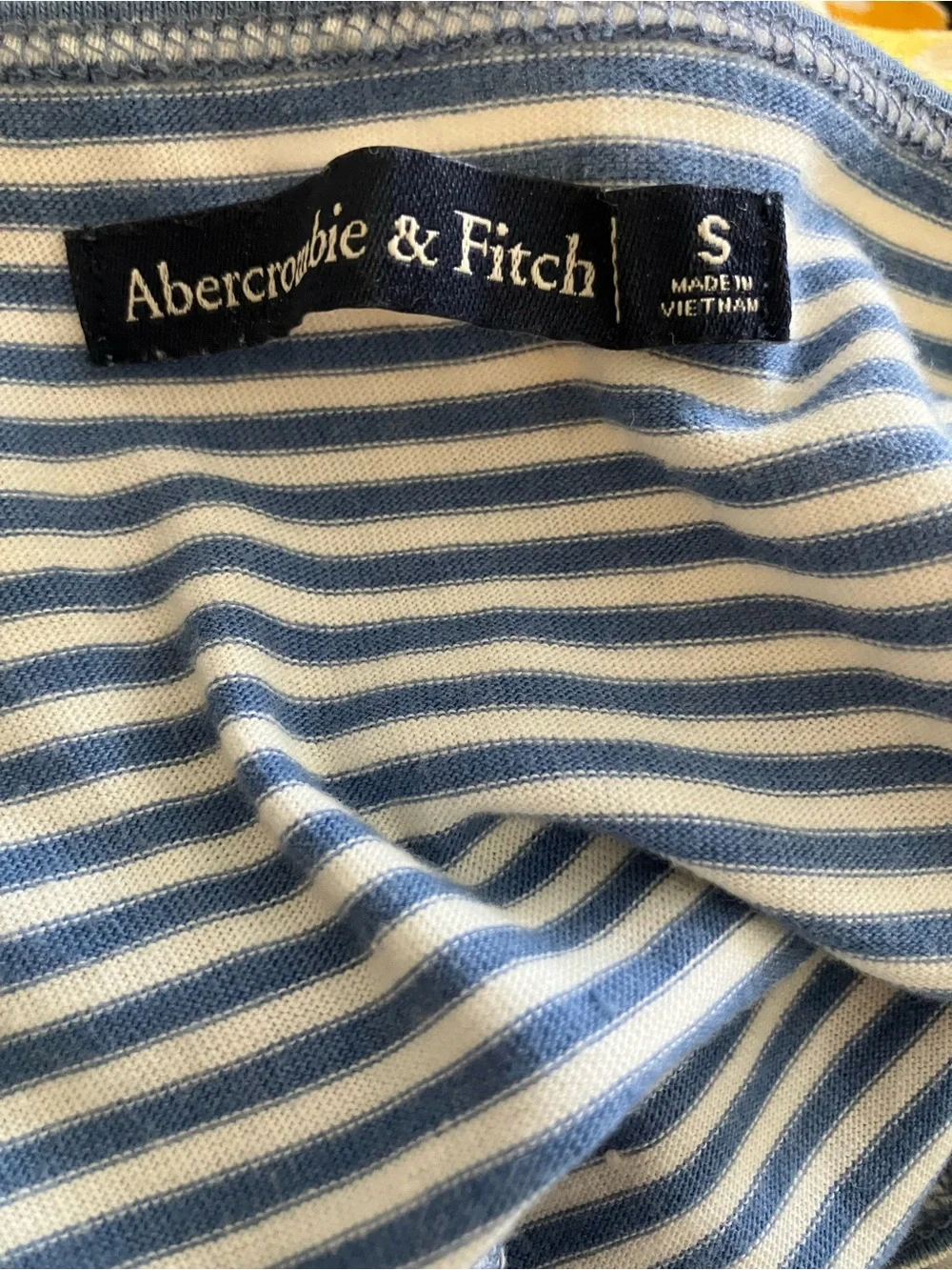 Abercrombie Twisted Stripe Halter Dress